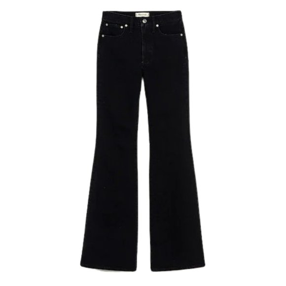 Madewell Denim - NWT Womens Madewell Black The Perfect Vintage Flare Jean in Sherborn Wash NEW